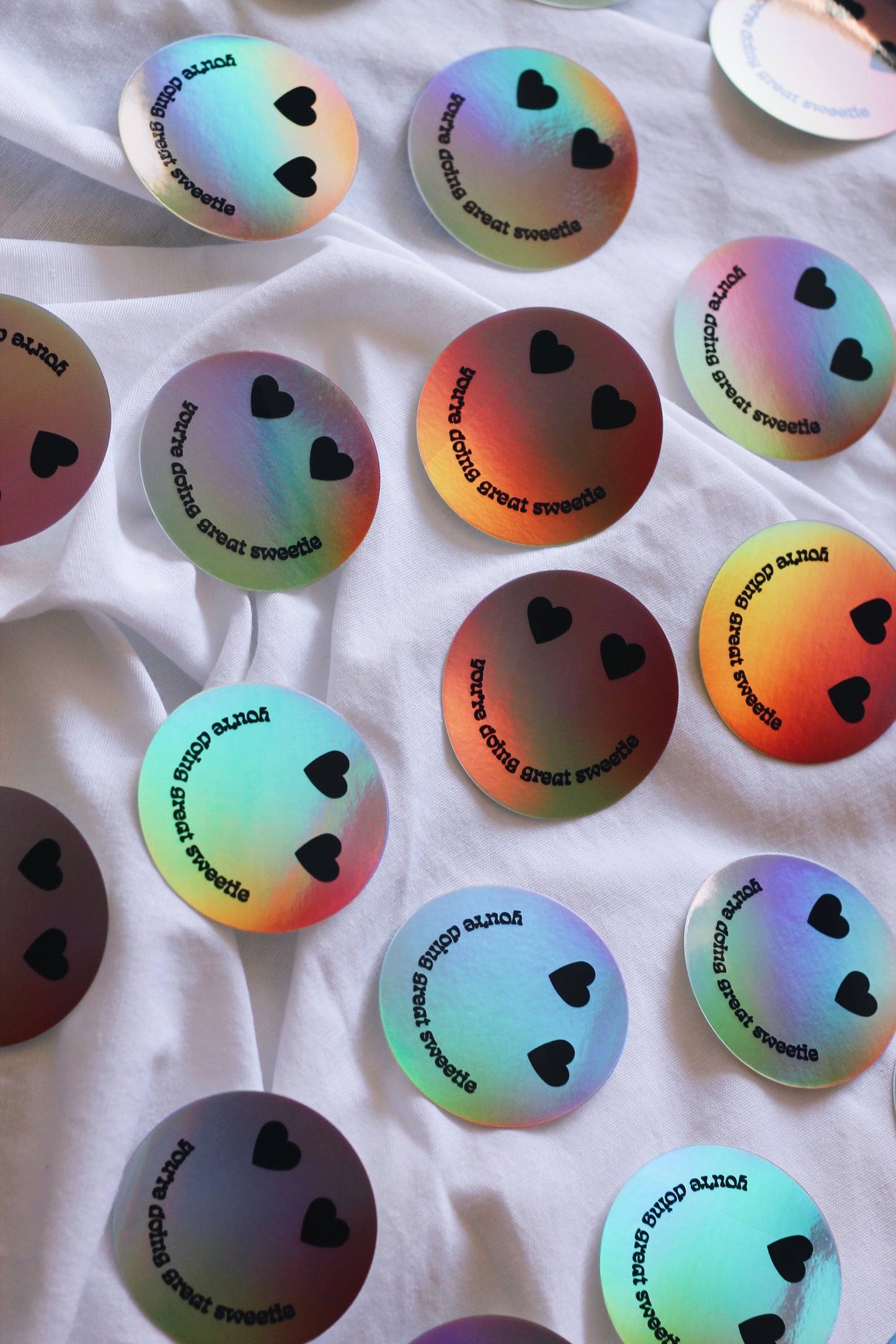 You're Doing Great Holographic Sticker