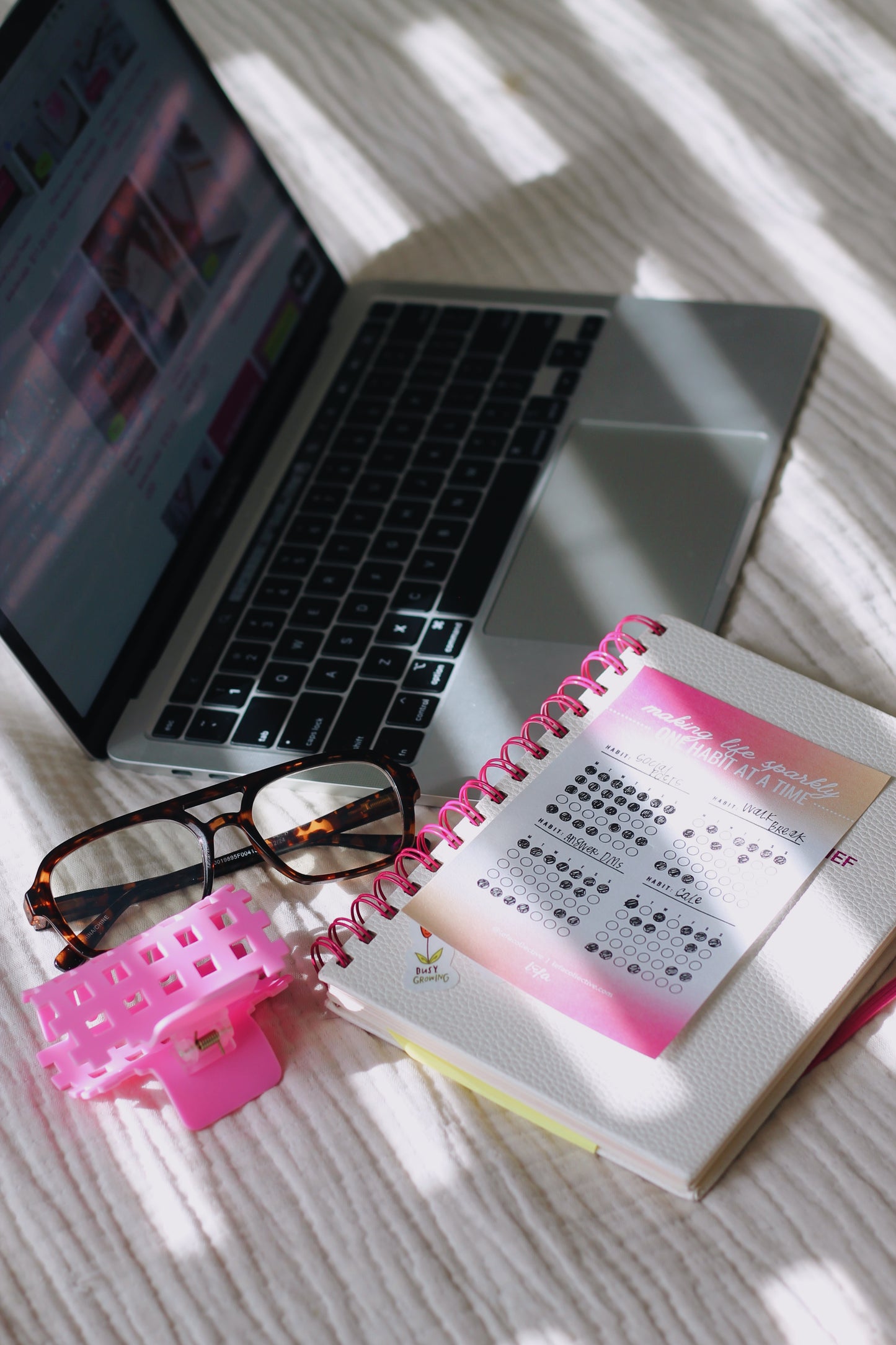 Habit Tracker Sticky Pad