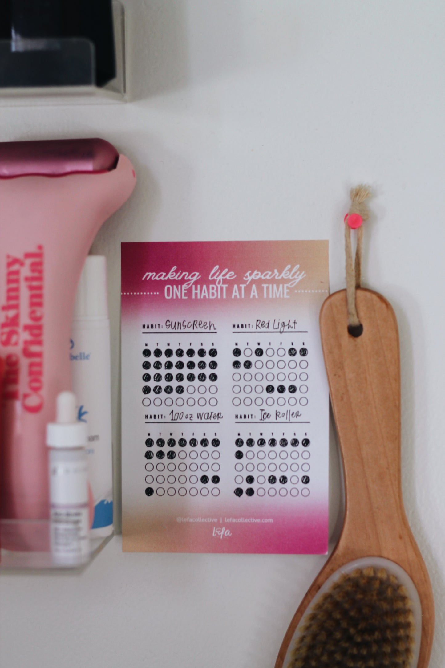 Habit Tracker Sticky Pad