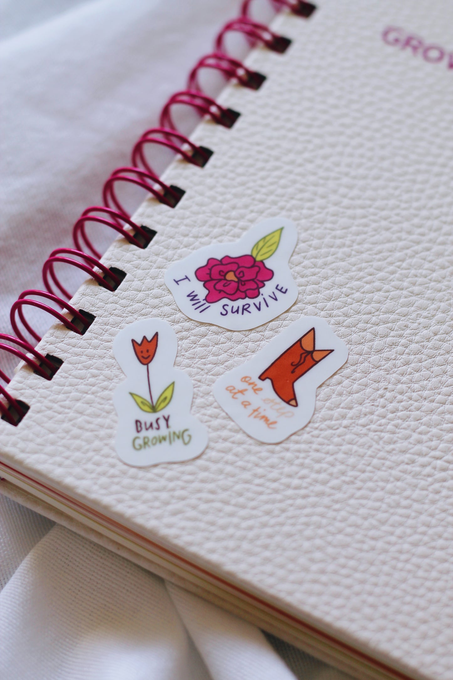 Grief Journal + Sticker Sheet Bundle