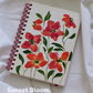 Sunset Bloom Covers Hand Painted by Meligrafi
