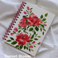 Sunset Bloom Covers Hand Painted by Meligrafi